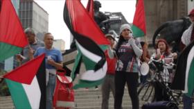 Continúa plantón dominical por Palestina en Ciudad de México