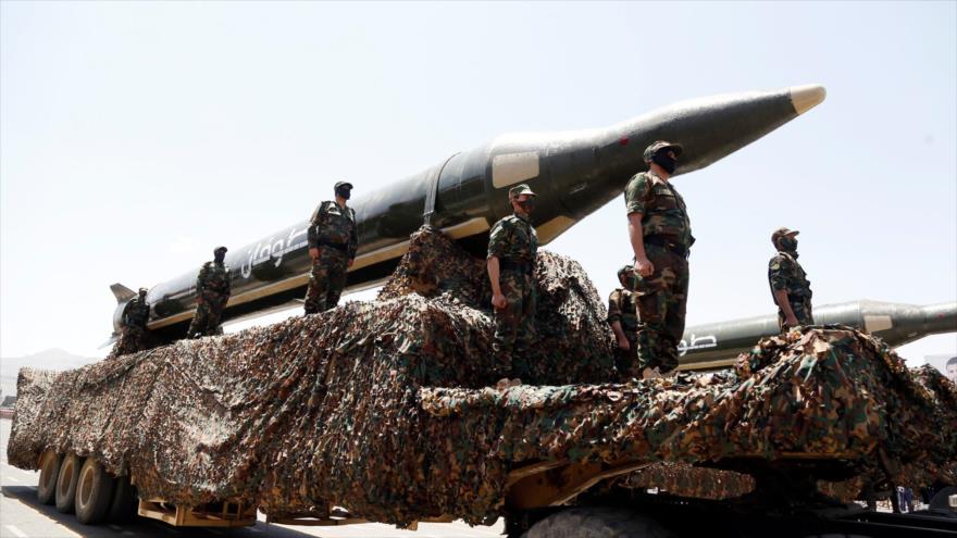 Un desfile militar en Saná, Yemen, en el julio de 2025. (Foto: X)