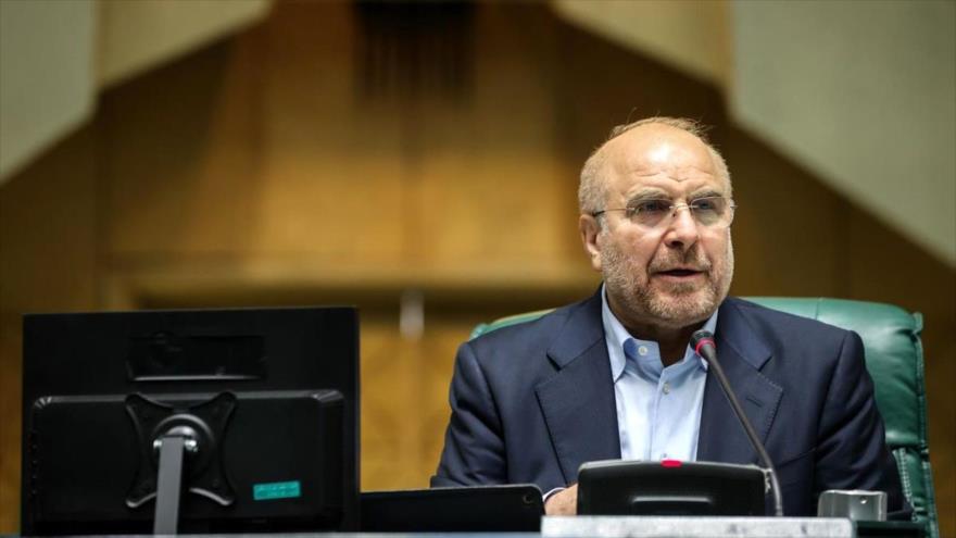 El presidente del Parlamento iraní, Mohamad Baqer Qalibaf.
