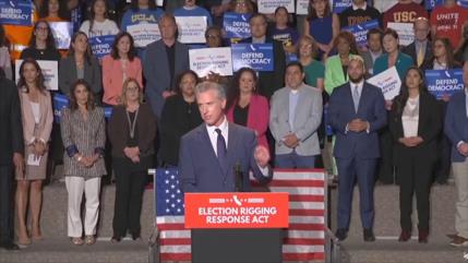 Gobernador de California compite con Trump a punta de memes