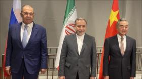 Irán, Rusia y China denuncian ante ONU y CSNU acción ilegal de E3