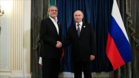 Putin a Pezeshkian: Nexos Irán-Rusia son verdaderamente amistosas