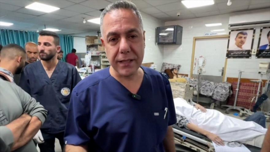 El Dr. Hussam Abu Safiya, director del Hospital Kamal Adwan de Gaza. (Foto: CNN)