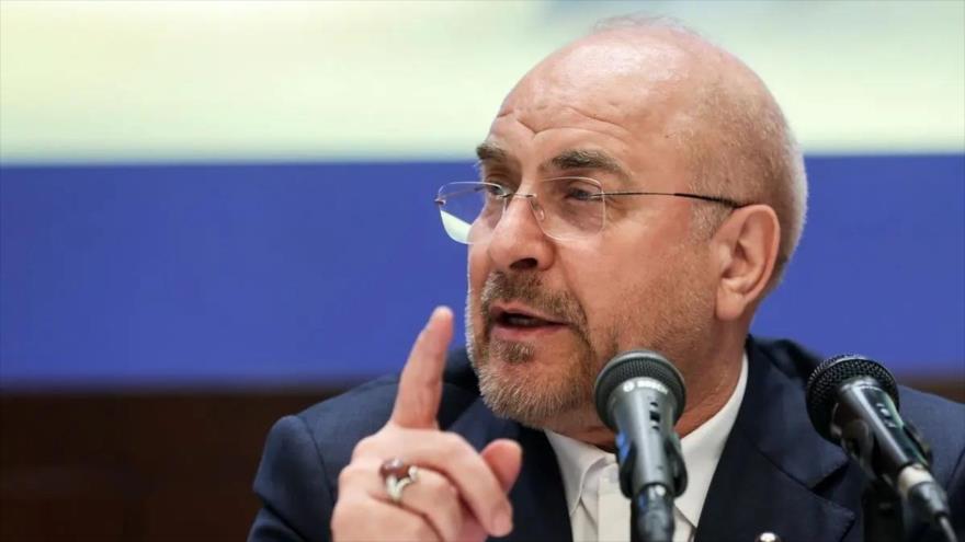 El jefe del Parlamento iraní, Mohamad Baqer Qalibaf.
