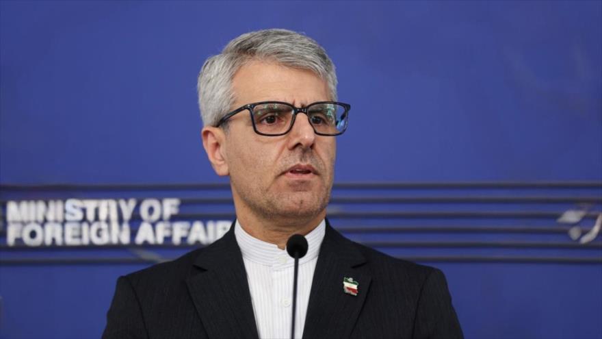 El portavoz de la Cancillería de Irán, Esmail Baqai.