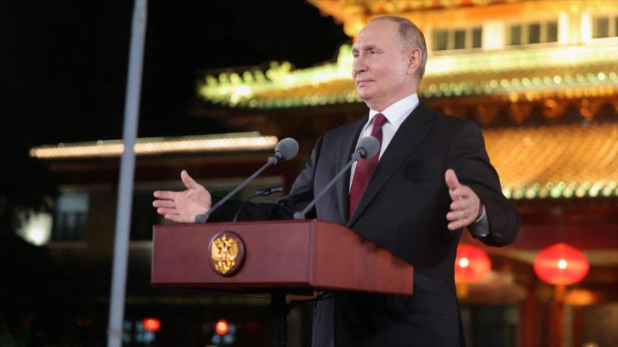 El presidente ruso, Vladímir Putin, ofrece una conferencia de prensa en Pekín, China, 3 de septiembre de 2025. (Foto: Reuters)