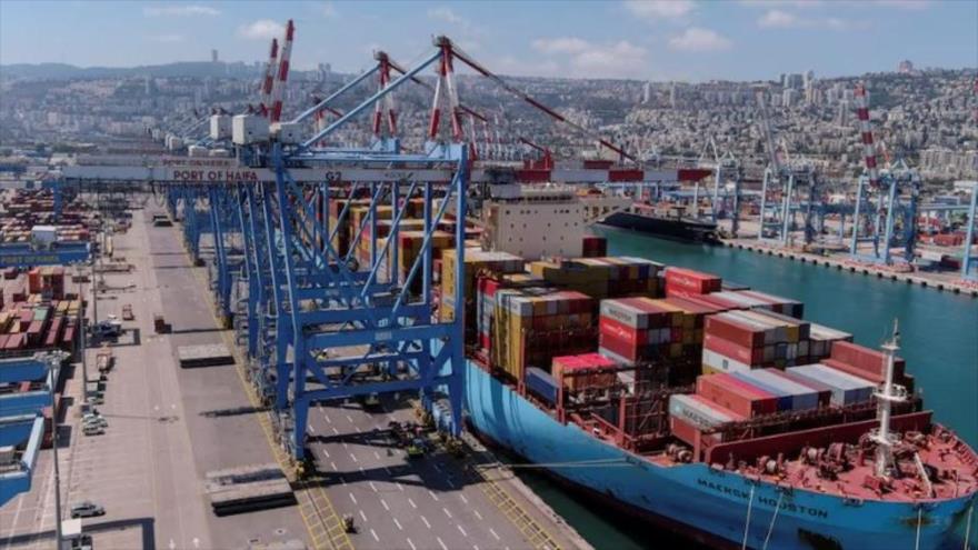 Puerto de Haifa en los territorios ocupados por Israel. (Foto: Reuters)