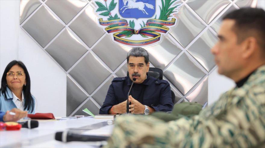 El presidente de Venezuela, Nicolás Maduro, en la reunión de activar las unidades comunales de la milicia”, 4 de septiembre de 2025. (Foto: Prensa Presidencial)

