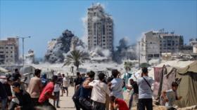 Israel comienza a intensificar agresiones y bombardea torres en Gaza