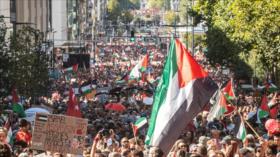 Miles marchan en Bruselas para exigir fin de relaciones con Israel