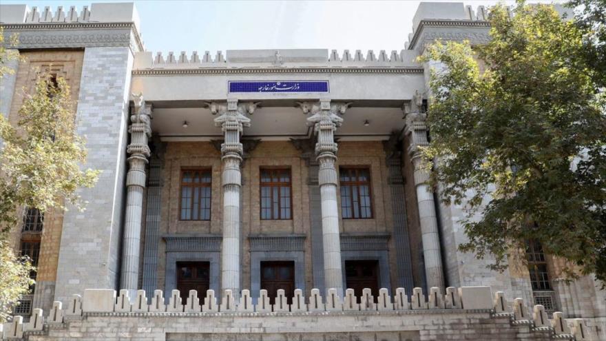 Edificio de la Cancillería de Irán, en Teherán.
