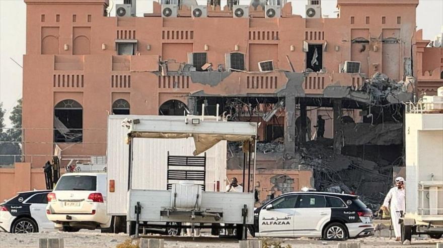 Edificio destruido tras un ataque israelí contra Doha, la capital de Catar, 9 de septiembre de 2025. (Foto: Reuters)