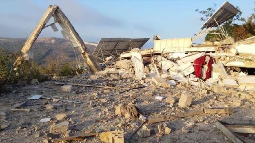 
Imagen de la destrucción de una escuela de discapacitados en el sur de Líbano por un ataque israelí (cuenta de X de la ministra de Asuntos Sociales) 11 de septiembre de 2025
