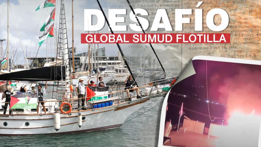 Desafío de la global sumud flotilla contra el genocidio israelí | Detrás de la Razón
