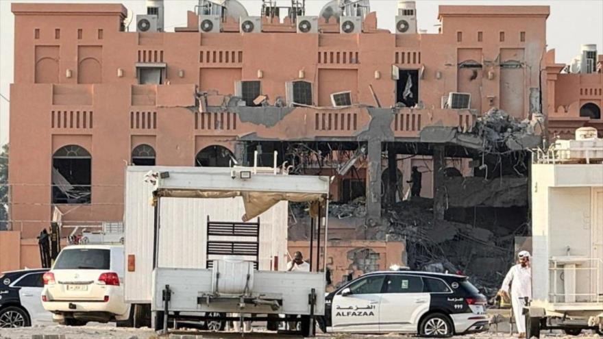 Un edificio dañado tras un ataque israelí contra líderes de HAMAS en Doha, capital de Catar, 9 de septiembre de 2025. (Foto: Reuters)