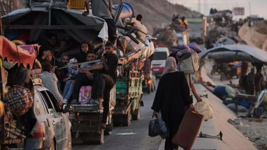 Palestinos desplazados de su hogar en la Franja de Gaza. (Foto: AP) 