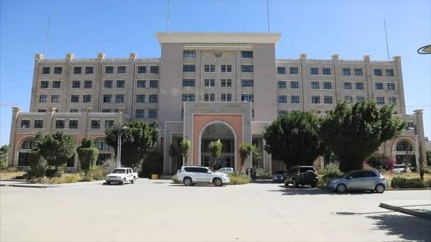 Edificio de la Cancillería de Yemen en Saná, capital.
