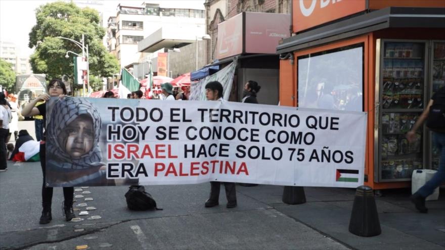Mexicanos apoyan a flotilla de ayuda humanitaria rumbo a Gaza