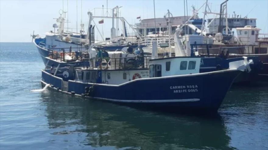 El barco pesquero venezolano ‘Carmen Rosa’. (Foto: Cancillería de Venezuela)