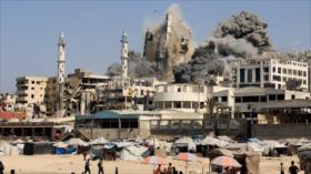 Israel destruye el rascacielos residencial más alto de Gaza