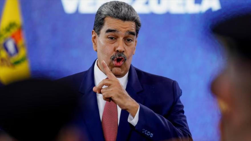 El presidente de Venezuela, Nicolás Maduro, en una rueda de prensa en Caracas, la capital, 15 de septiembre de 2025.