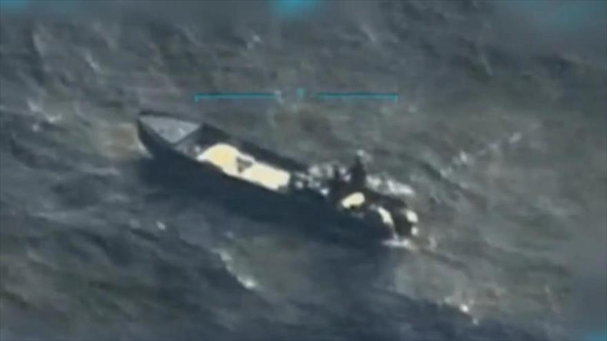 Captura de pantalla del vídeo de la embarcación venezolana supuestamente atacada por EE.UU.