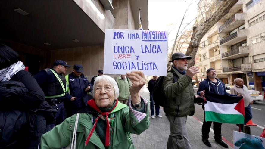Movilización en Uruguay exige romper relaciones con Israel