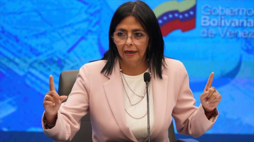 La vicepresidenta de Venezuela, Delcy Rodríguez.(Foto: AP)
