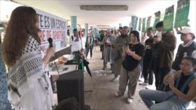 Universitarios en Panamá protestan contra genocidio israelí en Gaza