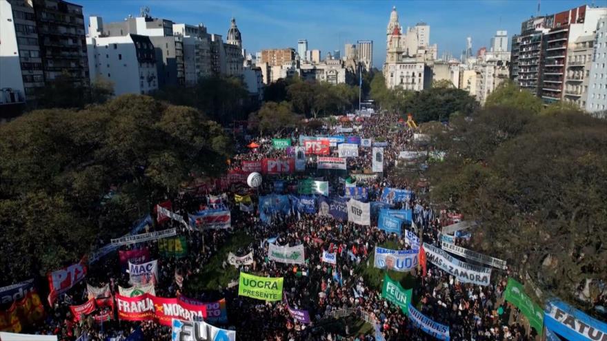 Congreso argentino rechaza vetos de Milei en educación y salud