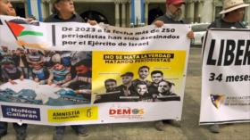 Periodistas guatemaltecos condenan asesinatos de colegas en Palestina
