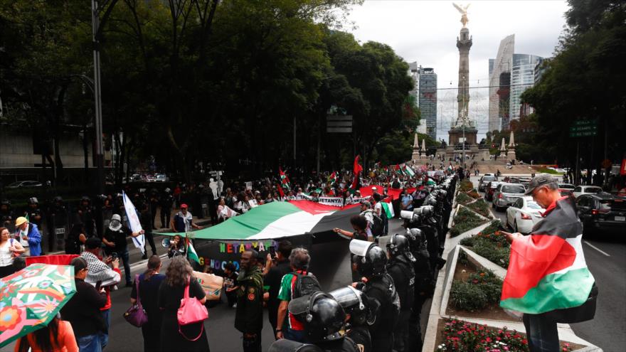 Al grito de no es guerra, es genocidio, mexicanos exigen romper con Israel