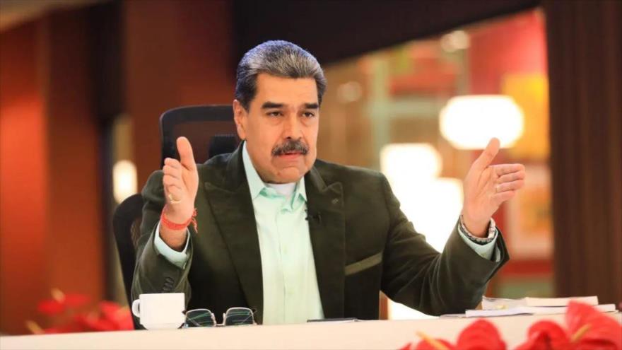 El presidente de Venezuela, Nicolás Maduro, en su programa televisivo ‘Con Maduro +’, 22 de septiembre de 2025.