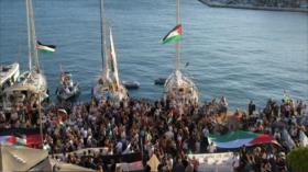 Flotilla Sumud promete avanzar rumbo a Gaza pese a amenazas israelíes
