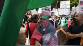 Multitud clama detención de Netanyahu en protesta frente a ONU