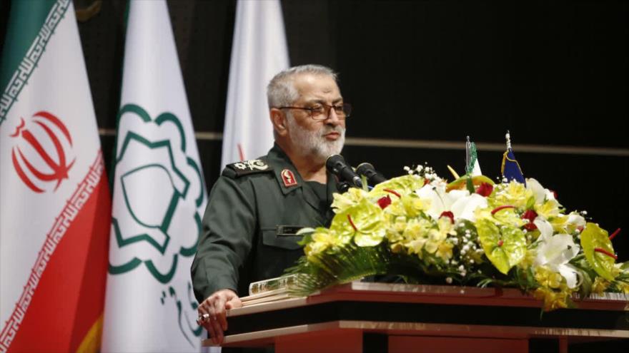 El portavoz del Estado Mayor Conjunto de las Fuerzas Armadas de Irán, el general de brigada Abolfazl Shekarchi.