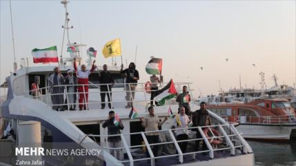 Iraníes se unen a Flotilla Global Sumud desde aguas del sur rumbo a Gaza