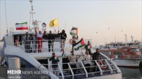 Iraníes se unen a Flotilla Global Sumud desde aguas del sur rumbo a Gaza