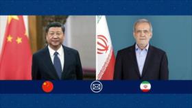Presidente de Irán pide impulsar asociación estratégica con China