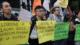 Mexicanos protestan en apoyo a la Flotilla Global Sumud
