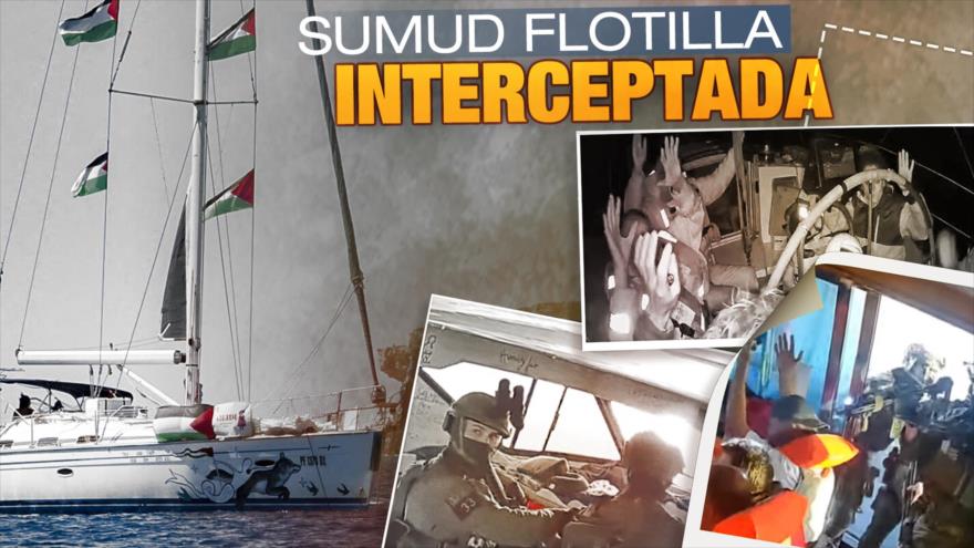 La Global Sumud Flotilla ha sido interceptada por Israel | Detrás de la Razón