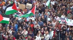 Continúan protestas en todo el mundo en apoyo a Gaza