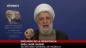 Líder de Hezbolá: lo que vemos hoy en Gaza es parte del proyecto del “Gran Israel”