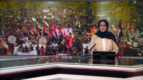Multitudinarias marchas en Europa apoyan al pueblo palestino - Noticiero 14:30
