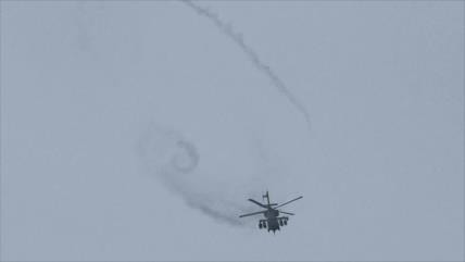 Resistencia palestina apunta contra un helicóptero israelí en Gaza