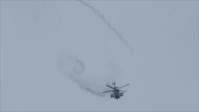 Resistencia palestina apunta contra un helicóptero israelí en Gaza