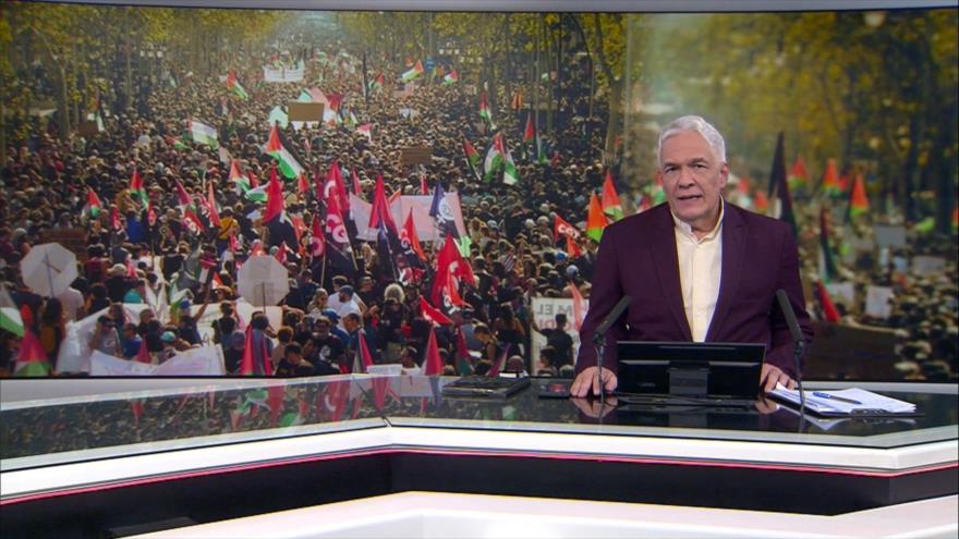 Activistas inundan calles de Europa en apoyo a Gaza - Noticiero 21:30