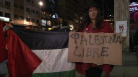 Bolivianos protestan contra intercepción de la Flotilla Sumud por Israel