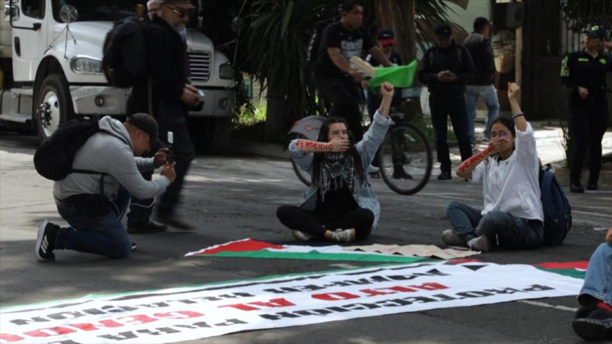 Mexicanos exigen acciones para poner fin al genocidio en Gaza