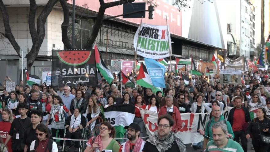 Miles de Argentinos piden el fin del genocidio en Gaza